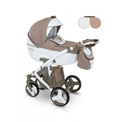Детская коляска Camarelo Avenger 2 в 1 (бежевый-белый) AV-3