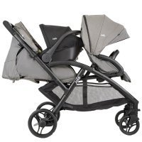Прогулочная коляска для двойни и погодок Joie Evalite Duo Pebble