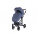 Детская модульная коляска Lorelli CRYSTA 3в1 DENIM BLUE 2021