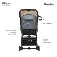 Коляска PITUSO CAMINO Black/Cappucсino