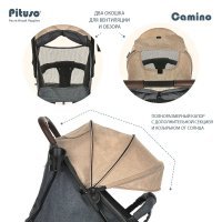 Коляска PITUSO CAMINO Black/Cappucсino