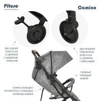 Коляска PITUSO CAMINO Black Plum