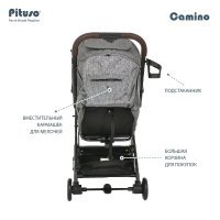 Коляска PITUSO CAMINO Black Plum