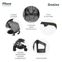 Коляска PITUSO CAMINO Black Plum