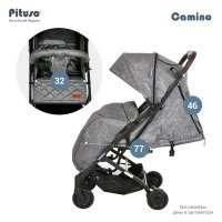 Коляска PITUSO CAMINO Black Plum