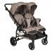 Коляска для двойни (прогулочная) Pituso DuoCity Cappuccino/Капучино