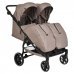 Коляска для двойни (прогулочная) Pituso DuoCity Cappuccino/Капучино