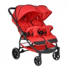 Коляска для двойни Pituso DUOCITY для двойни (прогулочная), Red/Красный
