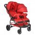 Коляска для двойни Pituso DUOCITY для двойни (прогулочная), Red/Красный