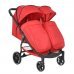 Коляска для двойни Pituso DUOCITY для двойни (прогулочная), Red/Красный