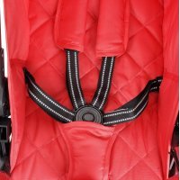 Коляска для двойни Pituso DUOCITY для двойни (прогулочная), Red/Красный