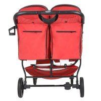 Коляска для двойни Pituso DUOCITY для двойни (прогулочная), Red/Красный