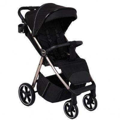 Прогулочная коляска Pituso Emma PU Black/Чёрный