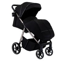 Прогулочная коляска Pituso Emma PU Black/Чёрный