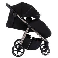 Прогулочная коляска Pituso Emma PU Black/Чёрный