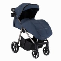 Прогулочная коляска Pituso Emma PU Navy Blue/Тёмно-Синий