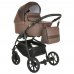 PITUSO Коляска 2 в1 Nino короб+прогулка Brown + Кожа Brown
