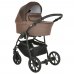 PITUSO Коляска 2 в1 Nino короб+прогулка Brown + Кожа Brown