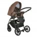 PITUSO Коляска 2 в1 Nino короб+прогулка Brown + Кожа Brown
