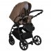 PITUSO Коляска 2 в1 Nino короб+прогулка Cappuccino + Кожа Metalic Mocca 