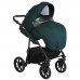 PITUSO Коляска 2 в1 Nino короб+прогулка Emerald mood + Кожа Metalic Emerald mood