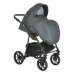 PITUSO Коляска 2 в1 Nino короб+прогулка Grey + Кожа New Grey