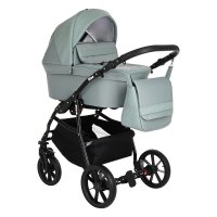 PITUSO Коляска 2 в1 Nino короб+прогулка Misty Mint + Кожа Misty Mint