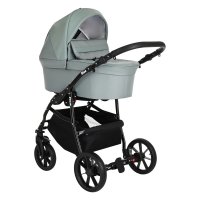 PITUSO Коляска 2 в1 Nino короб+прогулка Misty Mint + Кожа Misty Mint