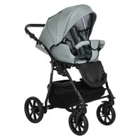 PITUSO Коляска 2 в1 Nino короб+прогулка Misty Mint + Кожа Misty Mint