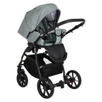 PITUSO Коляска 2 в1 Nino короб+прогулка Misty Mint + Кожа Misty Mint