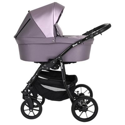 PITUSO Коляска 2 в1 Nino короб+прогулка Venus + Кожа Metalic Venus