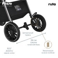 PITUSO Коляска детская RUTA (прогулочная), Green/Зеленый