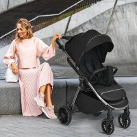 PITUSO Коляска детская RUTA (прогулочная), Black/Черный