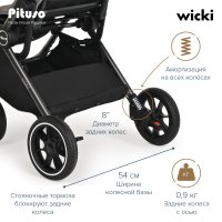Прогулочная коляска Pituso Wicki Graphite/Графит