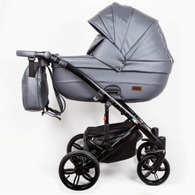 Детская коляска Ray Enterno 2 в 1 06 графитовая кожа