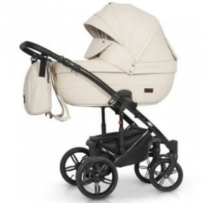 Детская коляска Ray Enterno 2 в 1 01 молочная кожа