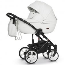 Детская коляска Ray Eterno 2 в 1 02 белая кожа