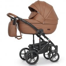 Детская коляска Ray Eterno 2 в 1 03 коричневая кожа