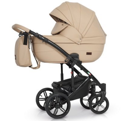 Детская коляска Ray Enterno 2 в 1 05 бежевая кожа