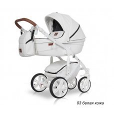 Детская коляска Ray Nucleo 2 в 1 03 белая кожа