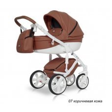 Детская коляска Ray Nucleo 2 в 1 07 коричневая кожа