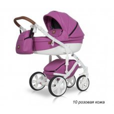 Детская коляска Ray Nucleo 2 в 1 10 розовая кожа