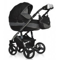 Коляска RIKO BRANO SILVER 2в1 (black)