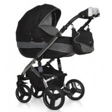 Коляска RIKO BRANO SILVER 2в1 (black)