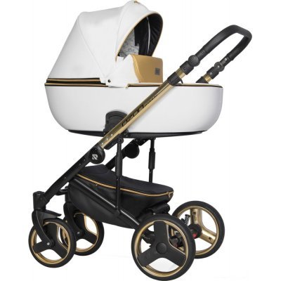 Универсальная коляска Riko Ozon Premium (2 в 1, 33 gold white)