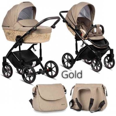 Детская коляска TUTIS VIVA LIFE MAJESTIC (2 в 1) Gold