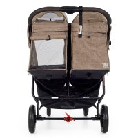 Прогулочная коляска для двойни Valco Baby Slim Twin Cappuccino