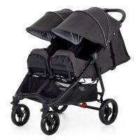 Прогулочная коляска для двойни Valco Baby Slim Twin Charcoal