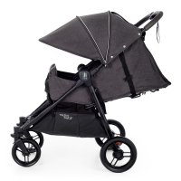 Прогулочная коляска для двойни Valco Baby Slim Twin Charcoal