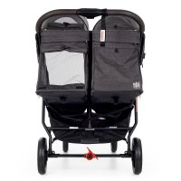 Прогулочная коляска для двойни Valco Baby Slim Twin Charcoal